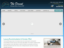 Tablet Screenshot of dorsalhotel.com.au